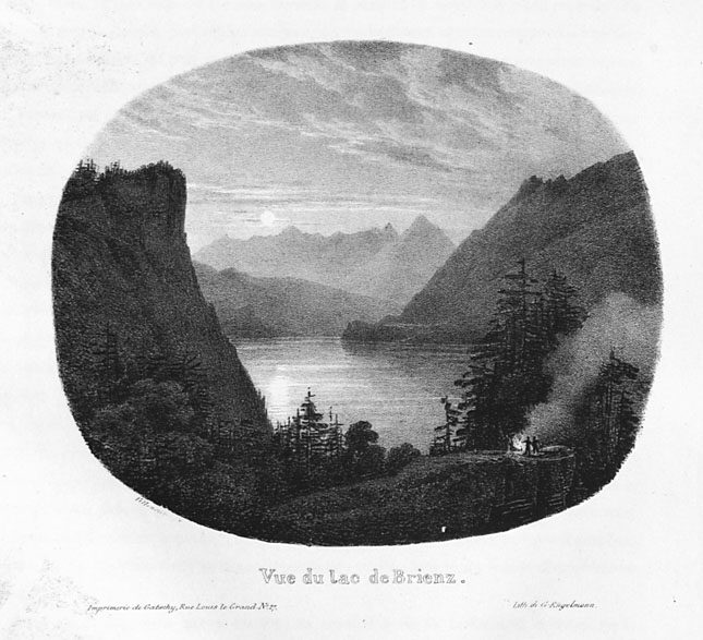 Vue du lac de Brienz