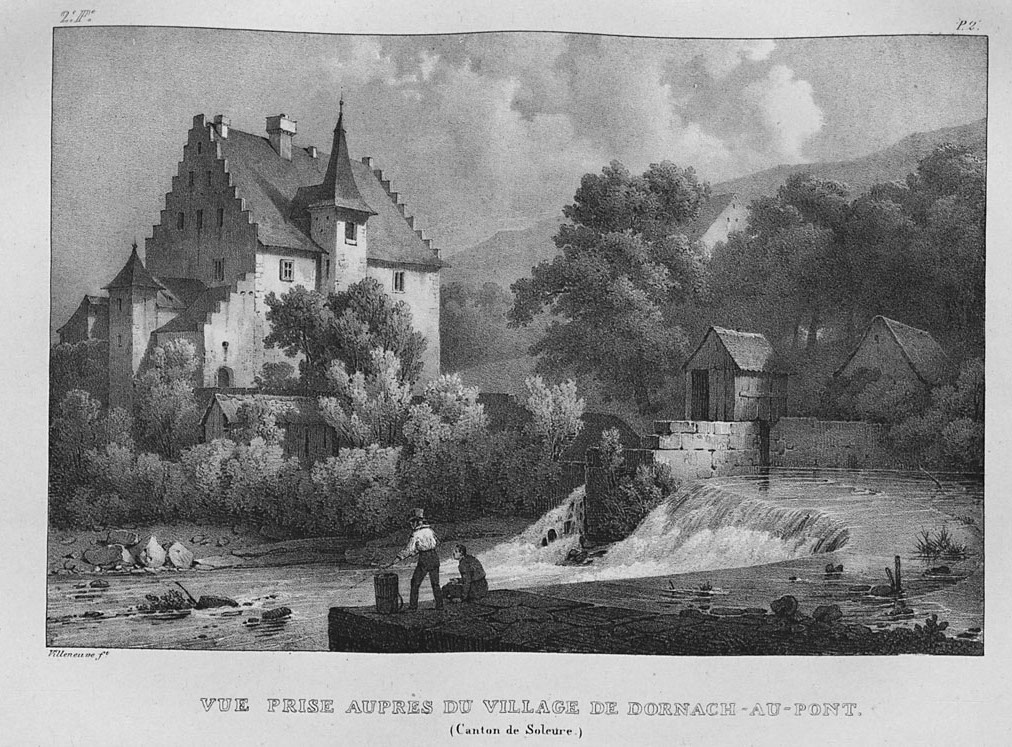 Vue prise auprès du village de Dornach-au-pont