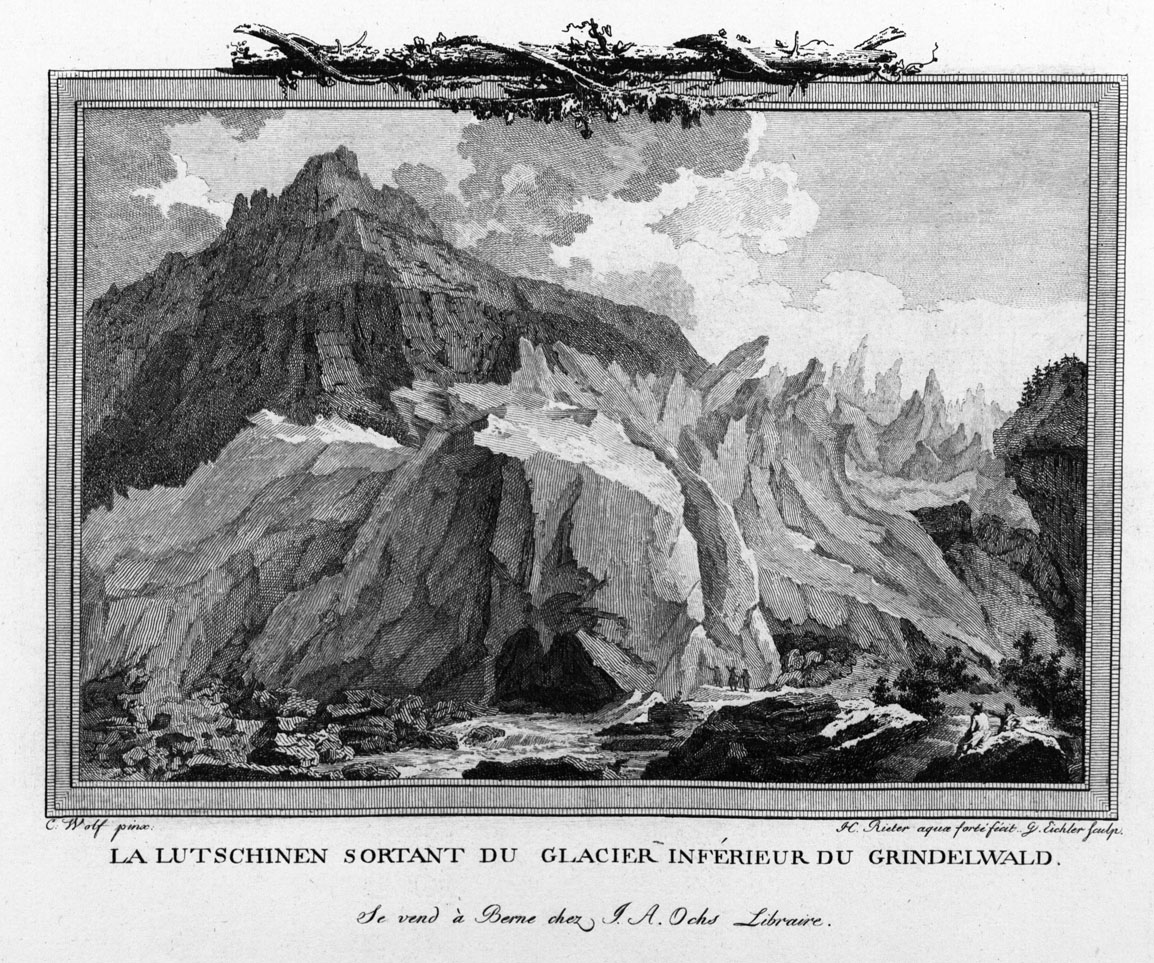 La Lutschinen sortant du Glacier inférieur du Grindelwald