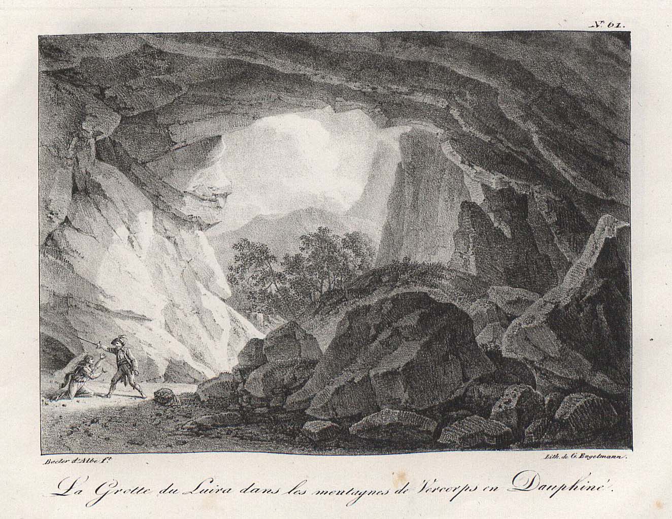La grotte du Luira dans les montagnes de Vercorps en Dauphiné