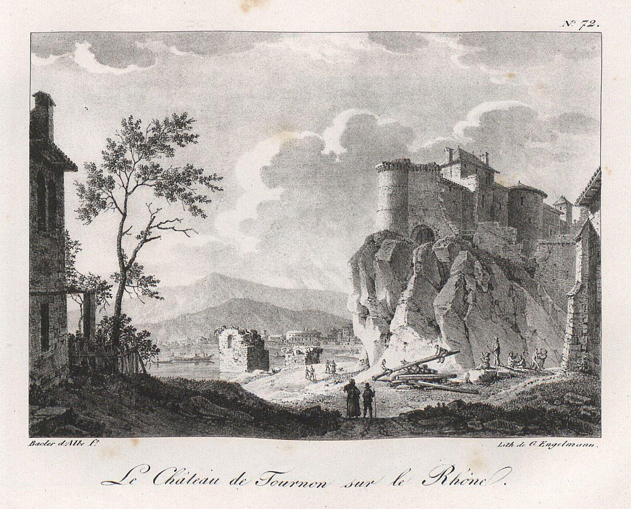 Le Château de Tournon sur le Rhône.