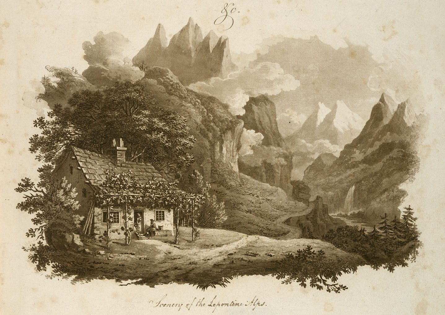 Scenery of the Lepontine Alps