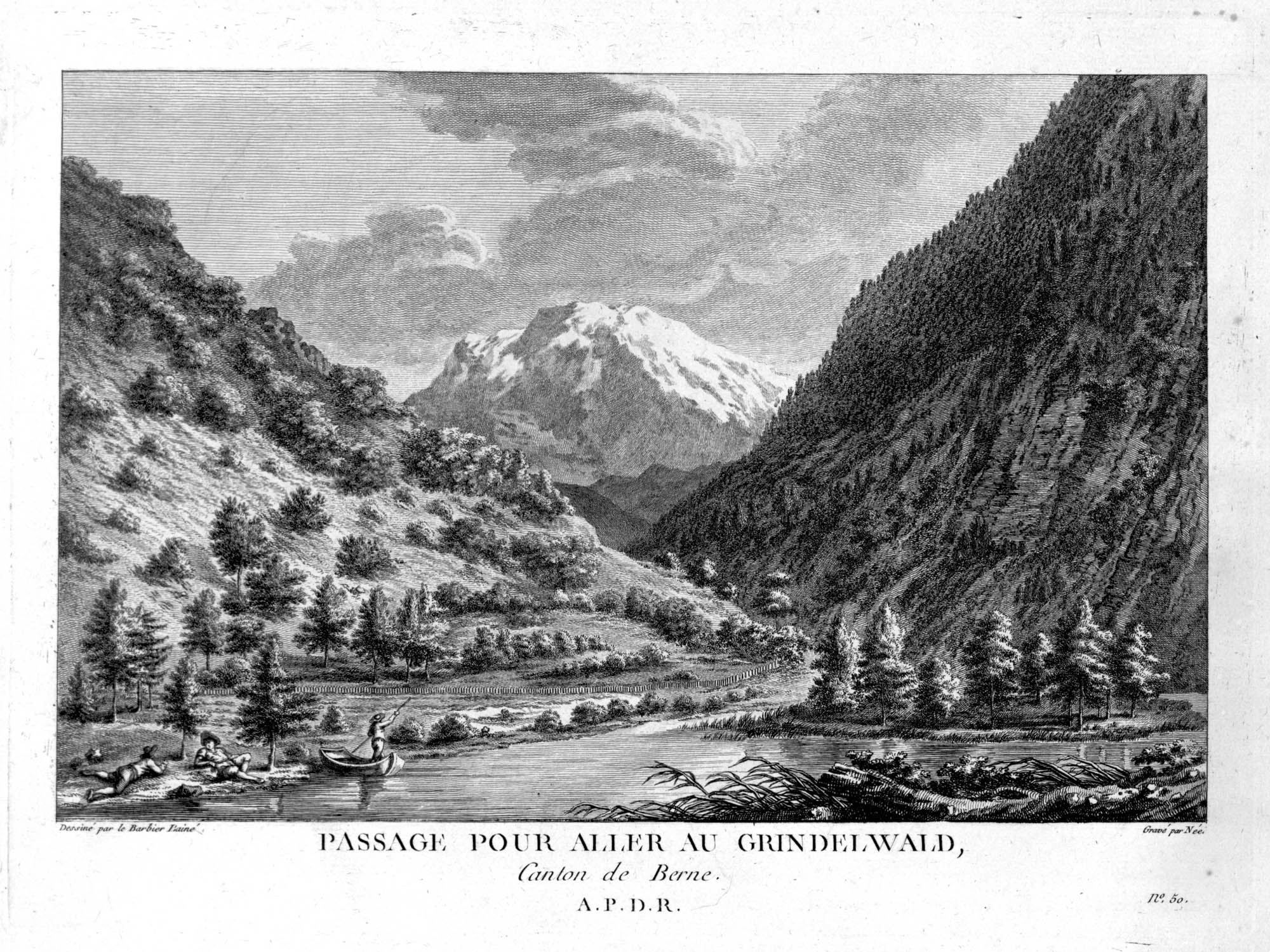 Passage pour aller au Grindelwald, Canton de Berne