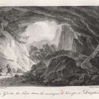 La grotte du Luira dans les montagnes de Vercorps en Dauphiné