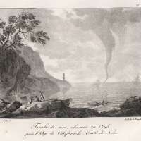 Trombe de mer, observée en 1795. près le Cap de Villefranche, Comté de Nice.