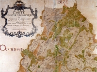 Carte des territoires d’Ecublens, de Saint-Suplice et de Chavannes, 1723. (AVL, Fonds Chavannes, C367)