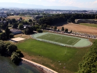 Centre sportif, vue aérienne. (Alain Herzog © UNIL, 2009)