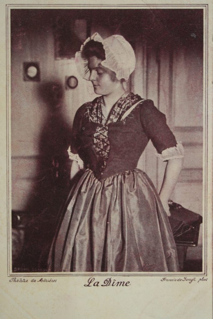 La Dîme, Suzanne, 1903, carte postale, collection privée