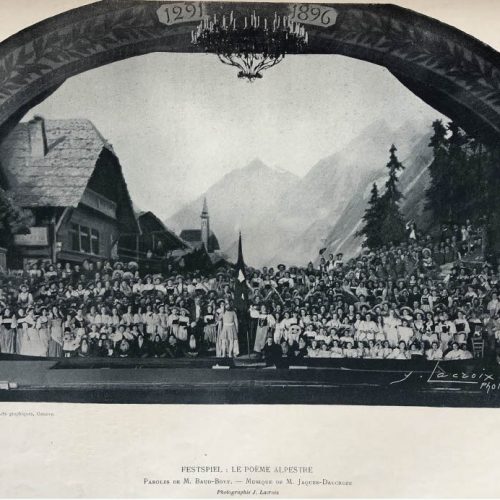 Journal officiel illustré de l’Exposition nationale suisse : Genève 1896, Genève : Impr. Suisse, 26 juin 1896, n°24.