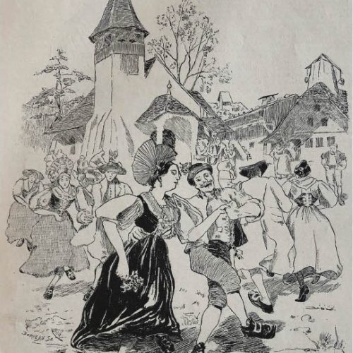 Journal officiel illustré de l’exposition nationale suisse : Genève 1896, Genève : Impr. Suisse, 30 oct. 1896, n°41, p. 492.