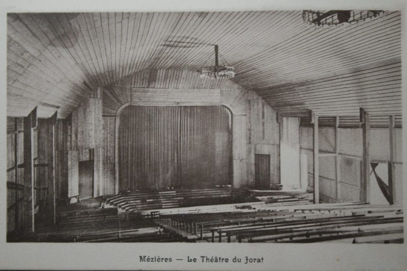 Intérieur du théâtre du Jorat, 1911, carte postale, collection postale.