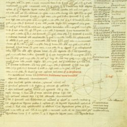 Traduction latine de l'Almageste par Gérard de Crémone, manuscrit du XIIIe siècle.