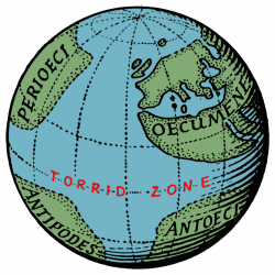 Reconstitution du globe de Cratès de Mallos (ca. 150 av. J.-C.)