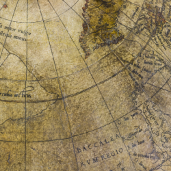 Globe terrestre, Gérard Mercator, 1541. © UNIL