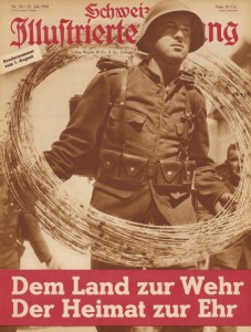 Couverture d'un numéro spécial de la Schweizer Illustrierte, juillet 1938. © RDB