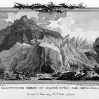 La Lutschinen sortant du Glacier inférieur du Grindelwald