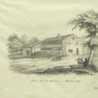 Maison de J.J. Rousseau à Moutiers 1763. 